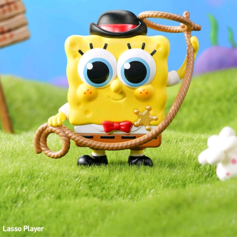 Pop Mart SpongeBob Best‎ Friends Series Figures NIB - Lasso Player
